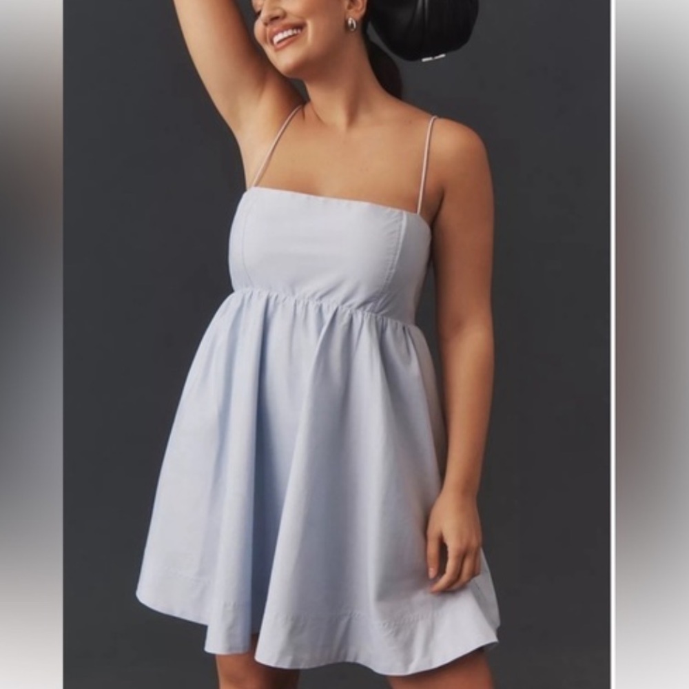 Anthropologie Sky Blue Dress